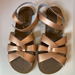 Salt Water Sandals (adult) - Rose Gold NWOT